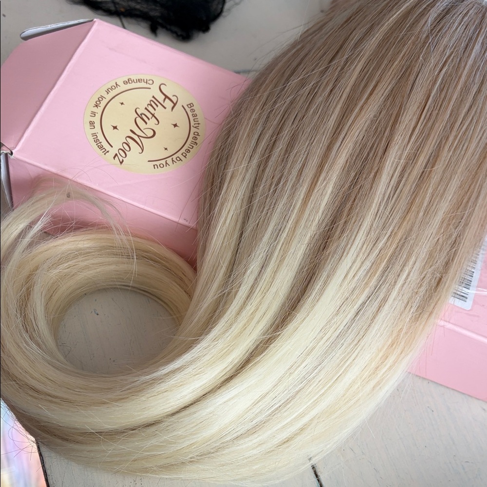 Blonde ponytail Hair Extension